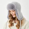Gorros Winter Women Russia Ushanka Bomber Hats Pilot Trapper Aviator Cap Faux Rabbit Fur Earflap Snow Cap