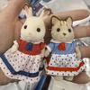 Оригинальная семья лесных животных 1:12 кукольных домиков Мебель Мини Кролик Медведь собака кошка питомцы куклы Фигурка Игрушка Куклы Детские подарки