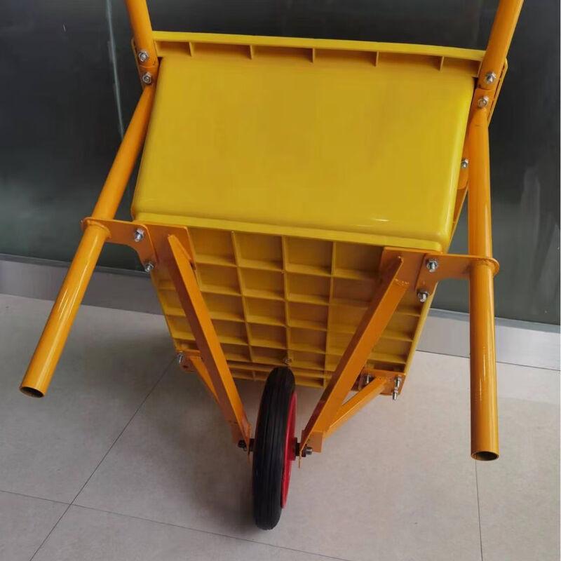 HAODEYI Heavy-Duty Hand Push Dump Cart