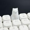 Кейкапы из смолы White Spirit Универсальные Аксессуары для Механических Клавиатур С Функцией Рассеивания Света