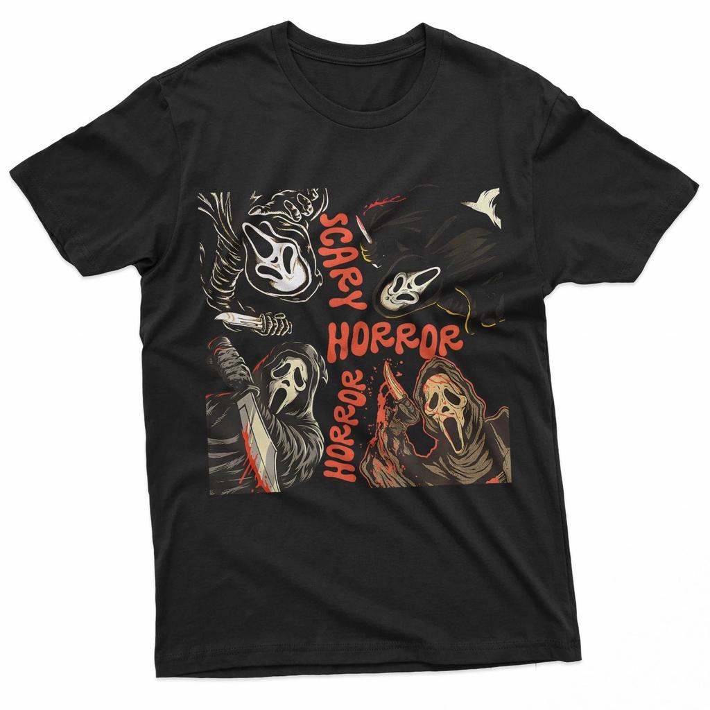 Spooky Halloween Ghost Horror Scary Creepy Halloween Vibes T-Shirt