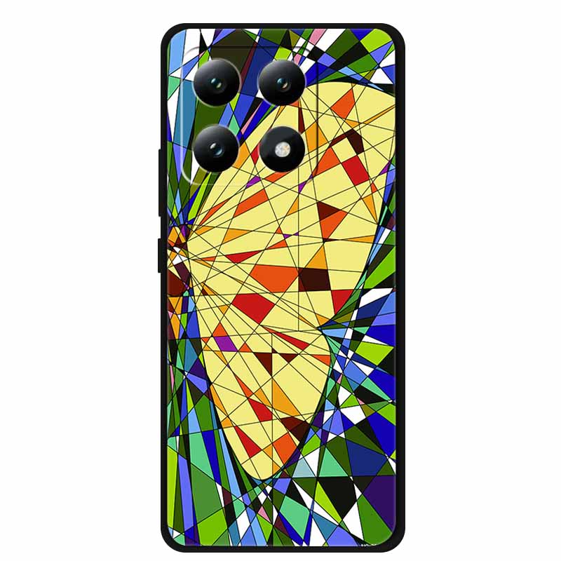 For Xiaomi 15T 5G Black Protection Scenery Printed Soft Silicone Bumper for Xiaomi 15T Pro 5G Cloud Planet Painted Bumper Coque