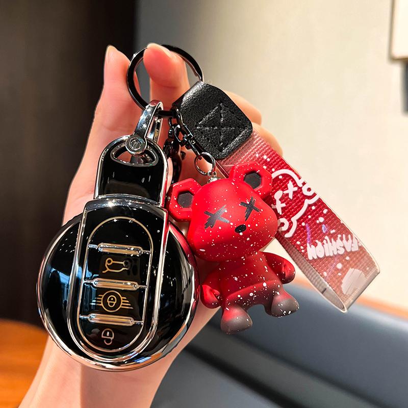 TPU Car Remote Key Case Cover Shell Fob Protector For BMW MINI COOPER S JCW ONE CLUBMAN COUNTRYMAN F54 F55 F56 F57 F60 R56 R60 S
