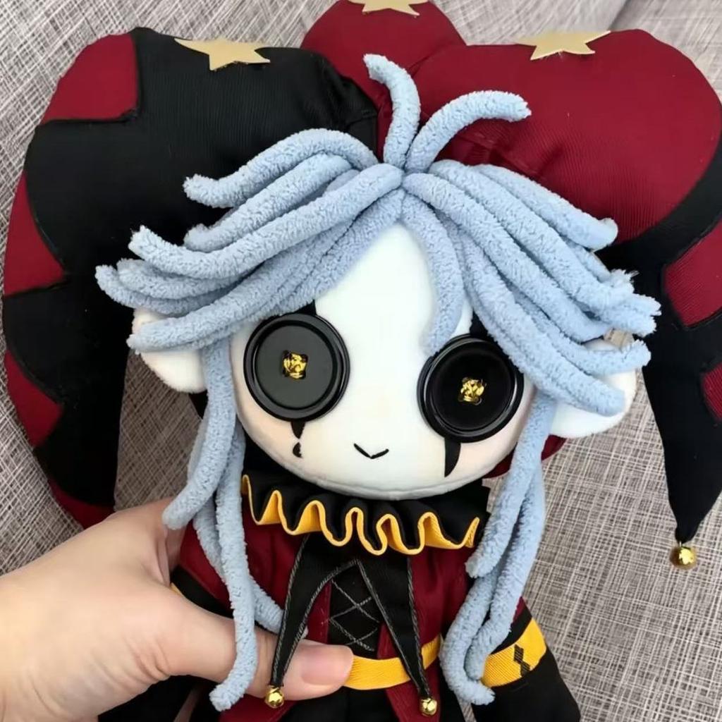 Anime Plush Pillow Sofa Cushion The Freak Circus Pierrothe Harlequin Clothes Dress Up 25CM Plushies Sitting Posture Figures