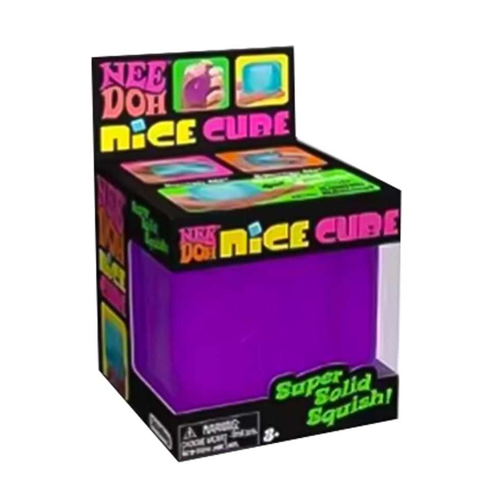 Schylling Needoh Nice Cube Тактильный кубик-непоседа Кубик для снятия стресса Мягкий кубик Противотревожный сжимаемый предмет Для концентрации Население