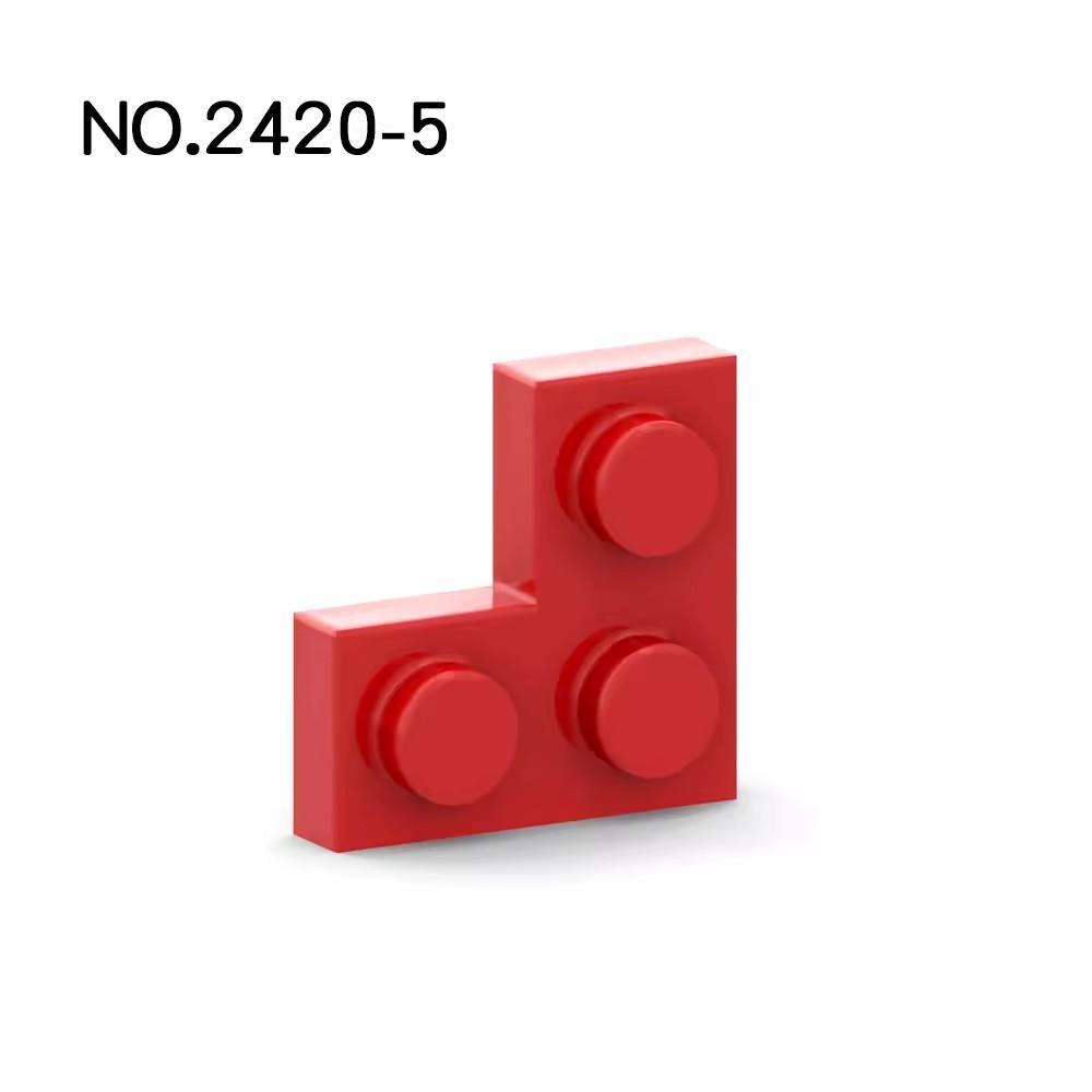 Нетоксичные 20 шт. Детали Moc 2420 Пластина 2x2 Угловая Совместимые Кирпичики DIY Сборка Строительные Блоки Частицы Детская Головоломка Развивающая Игрушка Подарок