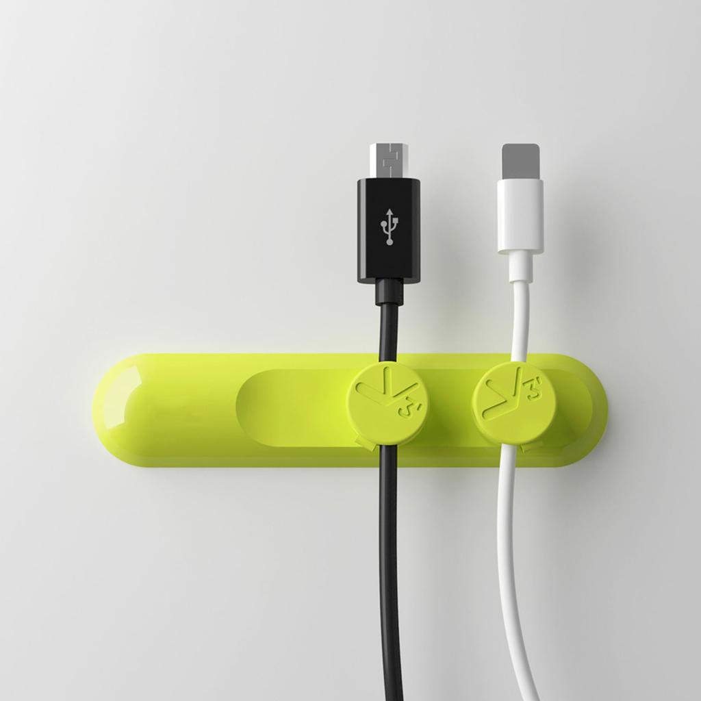 Органайзер для кабелей Магнитный зажим для кабелей Намотка для зарядного кабеля Держатель для USB-кабеля Простое управление рабочим столом для офисной работы