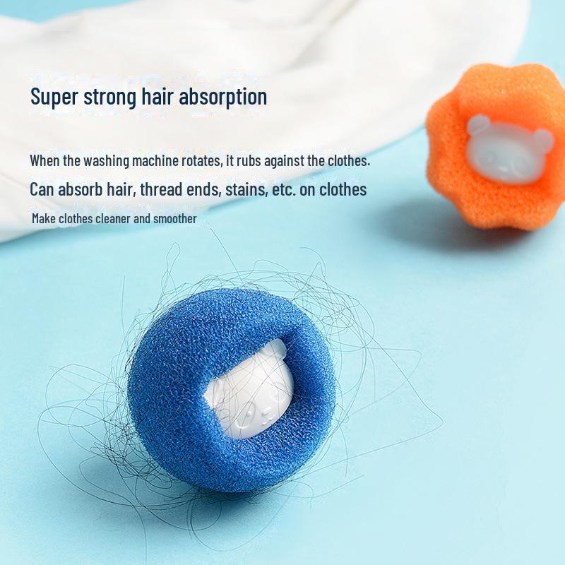 Шарик-губка Magic Laundry Decontamination — средство против наматывания, удаления волос и чистки одежды.