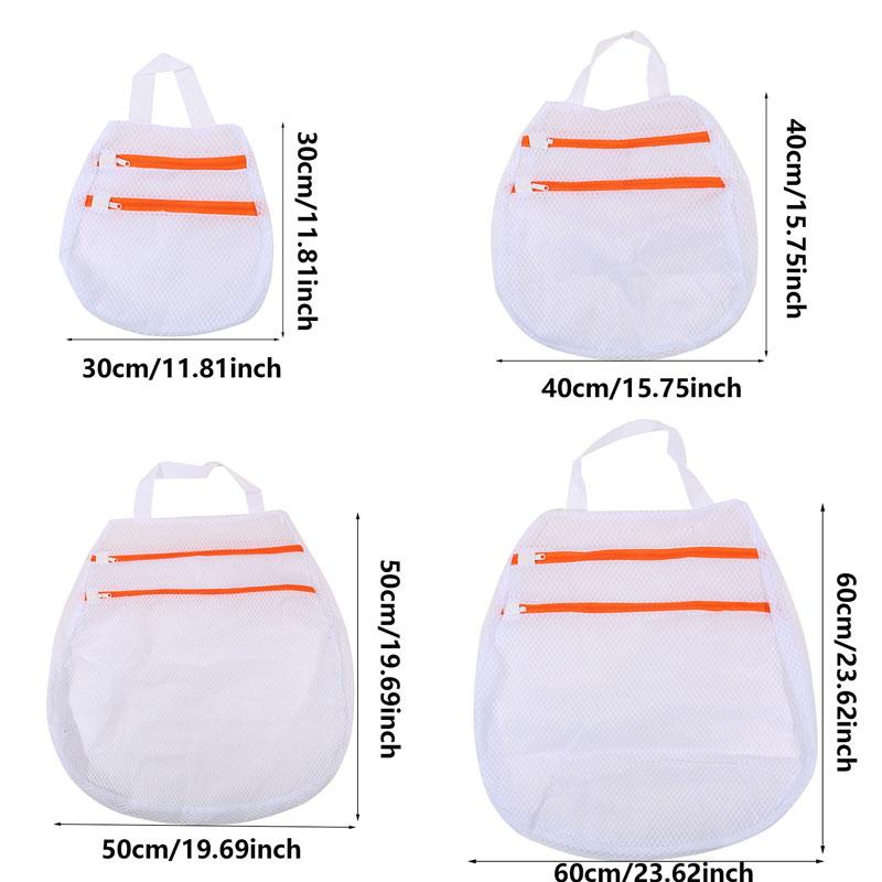 Сетчатые мешки для стирки на молнии, органайзер для стирки одежды в стиральной машине, переносные дорожные сетчатые мешки для белья