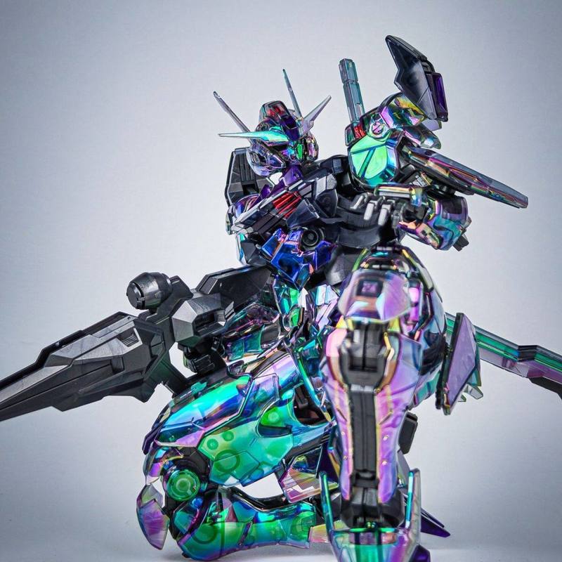1/100 Scale Kunlun FM Aerial Laser Holographic Craftsmanship The Witch from Mercury Kunlun Domestic Version Assembly Model