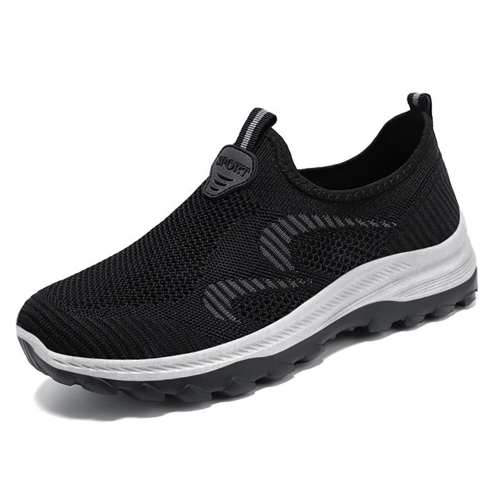 Middle-aged and Elderly Couples Sports Shoes Autumn Breathable Casual Mesh Single Shoe Walking Shoes Men