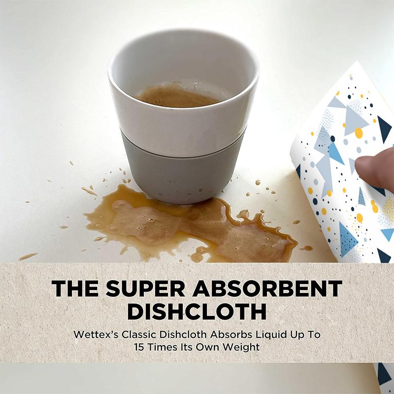 6 шт. Шведские салфетки для мытья посуды Экологичные кухонные тряпки Впитывающие кухонные полотенца Многоразовые Моющиеся Чистящие салфетки