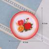 5Pcs Dollhouse Miniature Supplies Chinese Double Happiness Food Plate Miniatures Kitchen Accessory