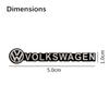 RUNTB1 Автомобильный Декор 3D Алюминиевый Значок Наклейка Аксессуары Для Volkswagen VW R GTI Golf Beetle Polo Passat b6 Tiguan
