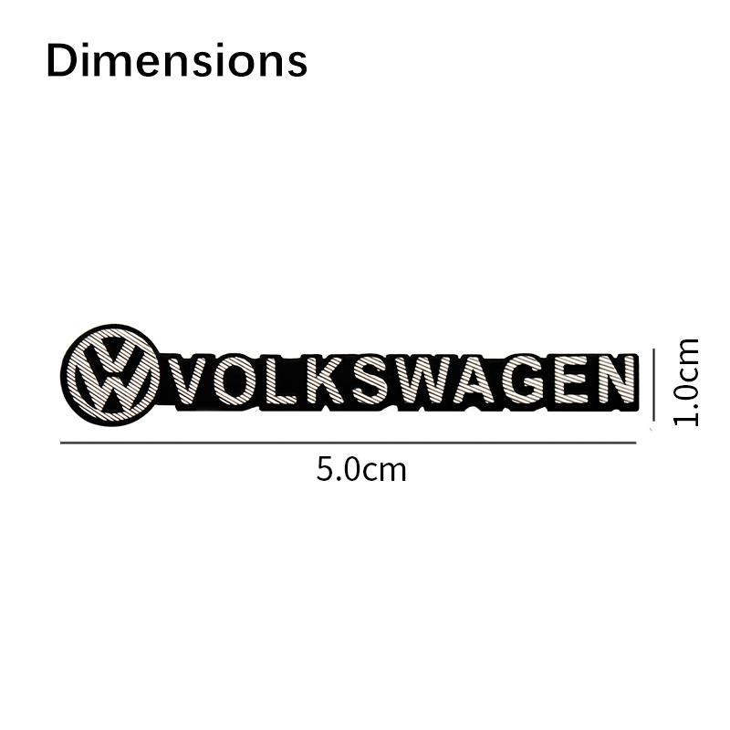 RUNTB1 Автомобильный Декор 3D Алюминиевый Значок Наклейка Аксессуары Для Volkswagen VW R GTI Golf Beetle Polo Passat b6 Tiguan