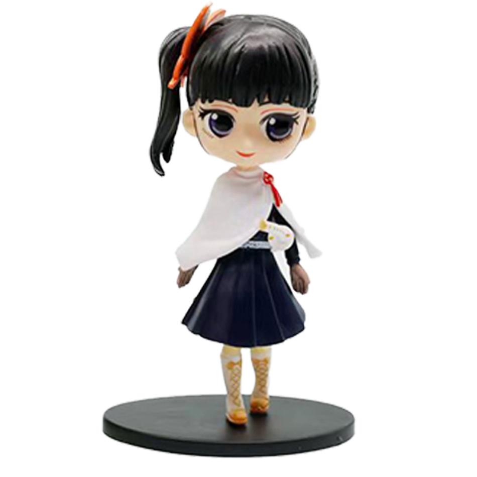 14Cm Anime Figure Nezuko Tanjirou Zenitsu Inosuke Kyoujurou Giyuu Kawaii Qposket Pvc Model Toys Children Gift
