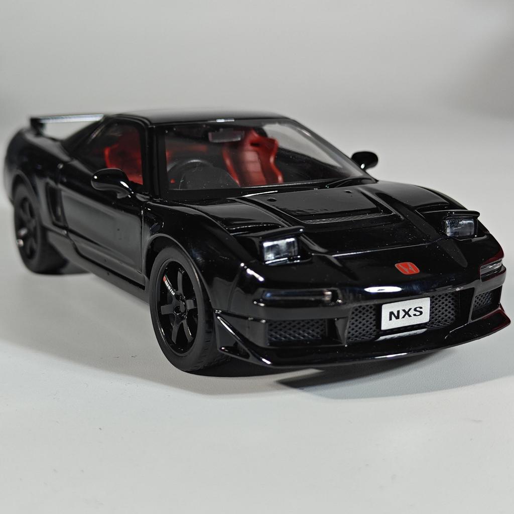 Масштаб 1/32 Honda Acura NSX NA1 Сплав Литой Спортивный Автомобиль Металлическая Модель Открывающиеся Двери Инерционная Игрушка Коллекция Декоративное Изящное Украшение
