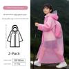 Disposable Raincoat for Children and Elementary School Students, 2025 New Model, Thickened, Portable, Full-Body Storm-Proof with Backpack Space
