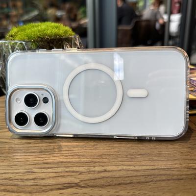 Чехол для iPhone 16 Pro, совместимый с MagSafe, из ПК+ТПУ, противоударный чехол для телефона