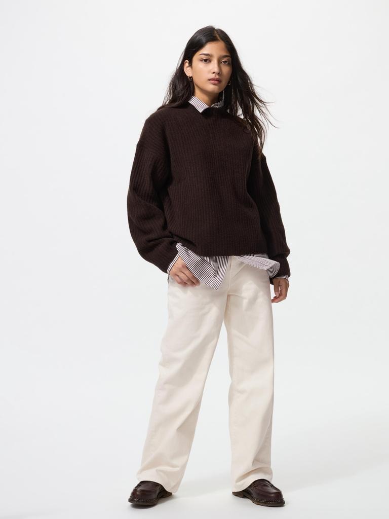 Uniqlo Широкие прямые джинсы