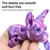 3D-печатная фигурка лысого кота с подвижными суставами Фигурка кошки-сфинкса с шарнирным соединением