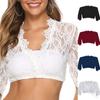 Большой размер европейский и американский кружевной сетчатый топ нижнего белья