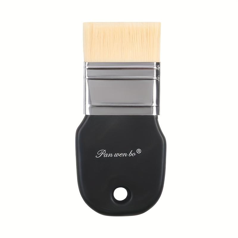 1 шт. нейлоновая щетина, жесткая щетина, ручка для рисования, гуашь, акварель, большая площадь, масляная краска, акриловая настенная щетка, щетка для чистки барбекю