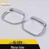 15 CRV Rearview Mirror Trim: Bright Ring Cover & Frame Decor
