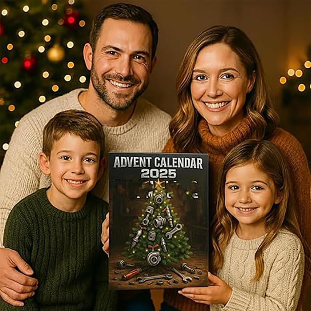 Календарь появления: Рождественский гараж для автолюбителей, 24 дня автозапчастей и инструментов, и праздничные подарки для любителей автомобилей