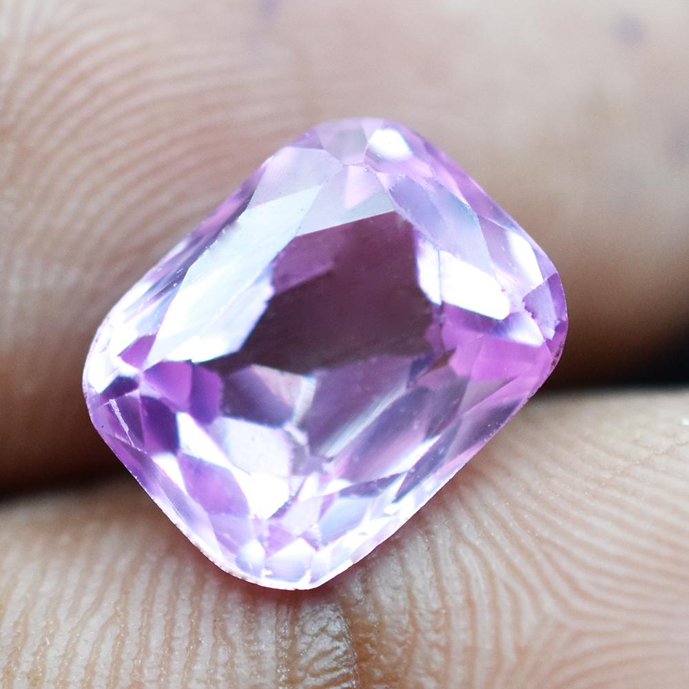 Natural Pink Ruby Loose Gemstone Cushion Cut 3.60 ct for Jewelry Making and Gem Collections