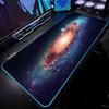 Космический коврик для мыши RGB-подсветка Коврик для мыши для ноутбука Коврик для мыши для ноутбука Игровой коврик для компьютера Игровые аксессуары