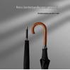 PARACHASE Ретро Мужской Большой Минималистичный Зонт - Модный Автоматический Зонт с Длинной Ручкой для Двух Человек