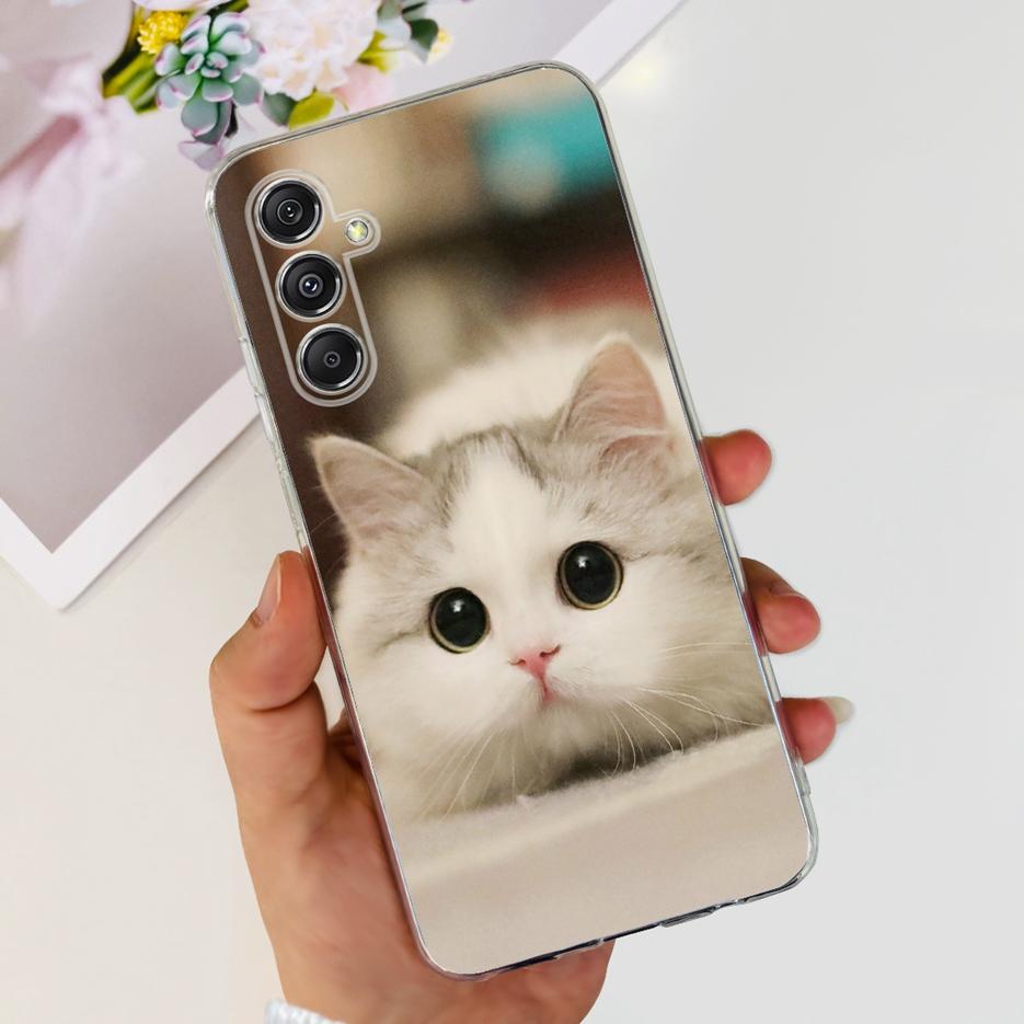 Чехол для Samsung Galaxy M34 5G SM-M346B Новый Модный Расписной Чехол Прозрачный Силиконовый Чехол Для Samsung M34 M 14 Galaxy M14 Мягкий Чехол