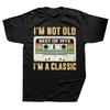 I Am Not Old Best Of 1975 I M A Classic 50th Birthday Gift Men T Shirt Casual T-shirt Soft Cotton Slim Fit Tee Tops Clothing