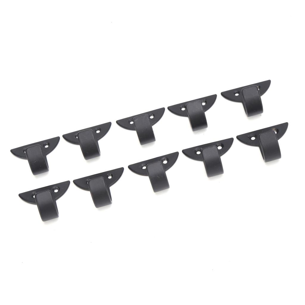 10 шт. настенных крючков, мини-черный ретро-железный одинарный крючок для подвешивания пальто, шарфа, сумки, полотенца, ключа, чашки, шляпы