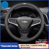 Кожаный чехол на руль автомобиля для Chevy Equinox Malibu Impala Aveo Traverse 2011 2012 - 2022 2023 2024 Аксессуары
