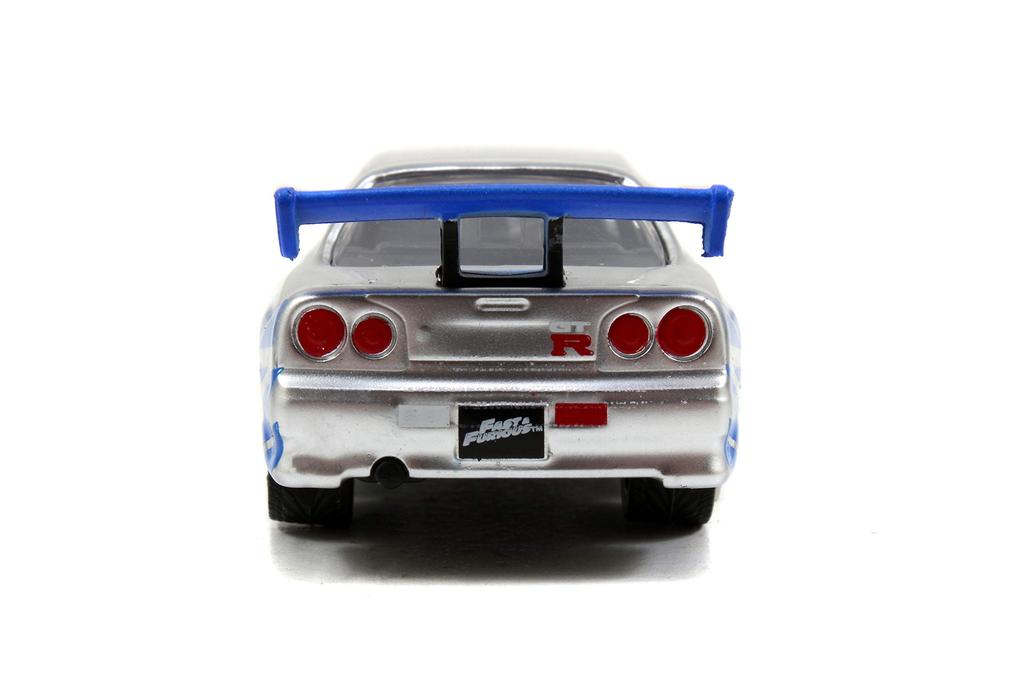 Jada Toys Форсаж Литой автомобиль Nissan Skyline R34 СБОРКА СОБИРАЙ 155 Brian's GT-R N'