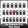 Совместимость с Dreame D10 Plus Gen2 Сменная основная боковая щетка Фильтр HEPA Насадка для швабры Пылесборники Запасные части Аксессуары