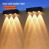 Outdoor Solar Wall Washer Light - Waterproof Landscape Spotlight for Garden, Balcony, Villa Decoration