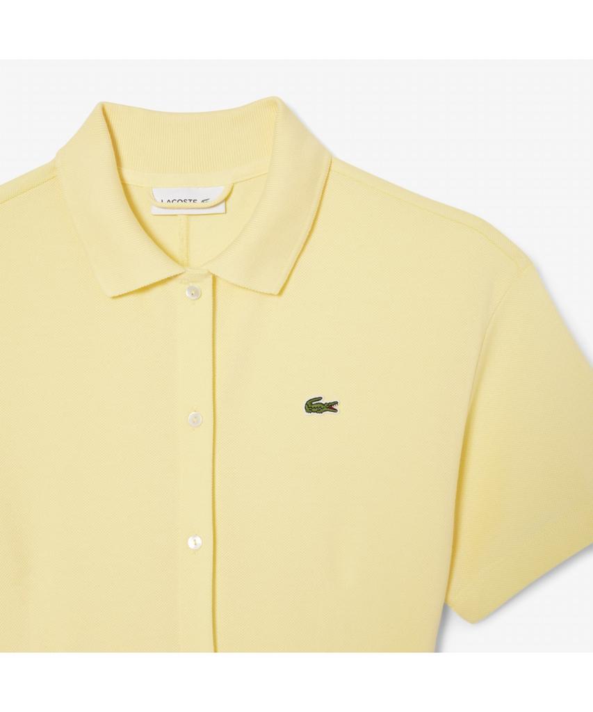 Женское приталенное платье-поло Lacoste с поясом Ef9621-55G 107