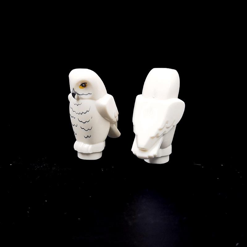 Детали для DIY с принтом животных: Коза, Чайка, Пингвин, Рыба, Овца - Совместимы с MOC Игрушками-конструкторами