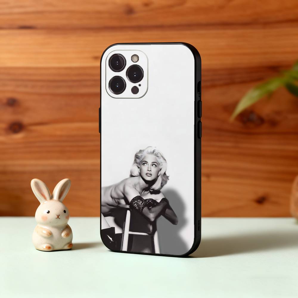 Чехол для телефона Singer M-Madonna Для iPhone17,16,15,14,13,12,Plus,Pro Max, 5G Другие Мягкий Черный Чехол
