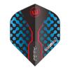Winmau Darts Flechettes Prism Zeta Black Feathers, Red Standard 6915.307