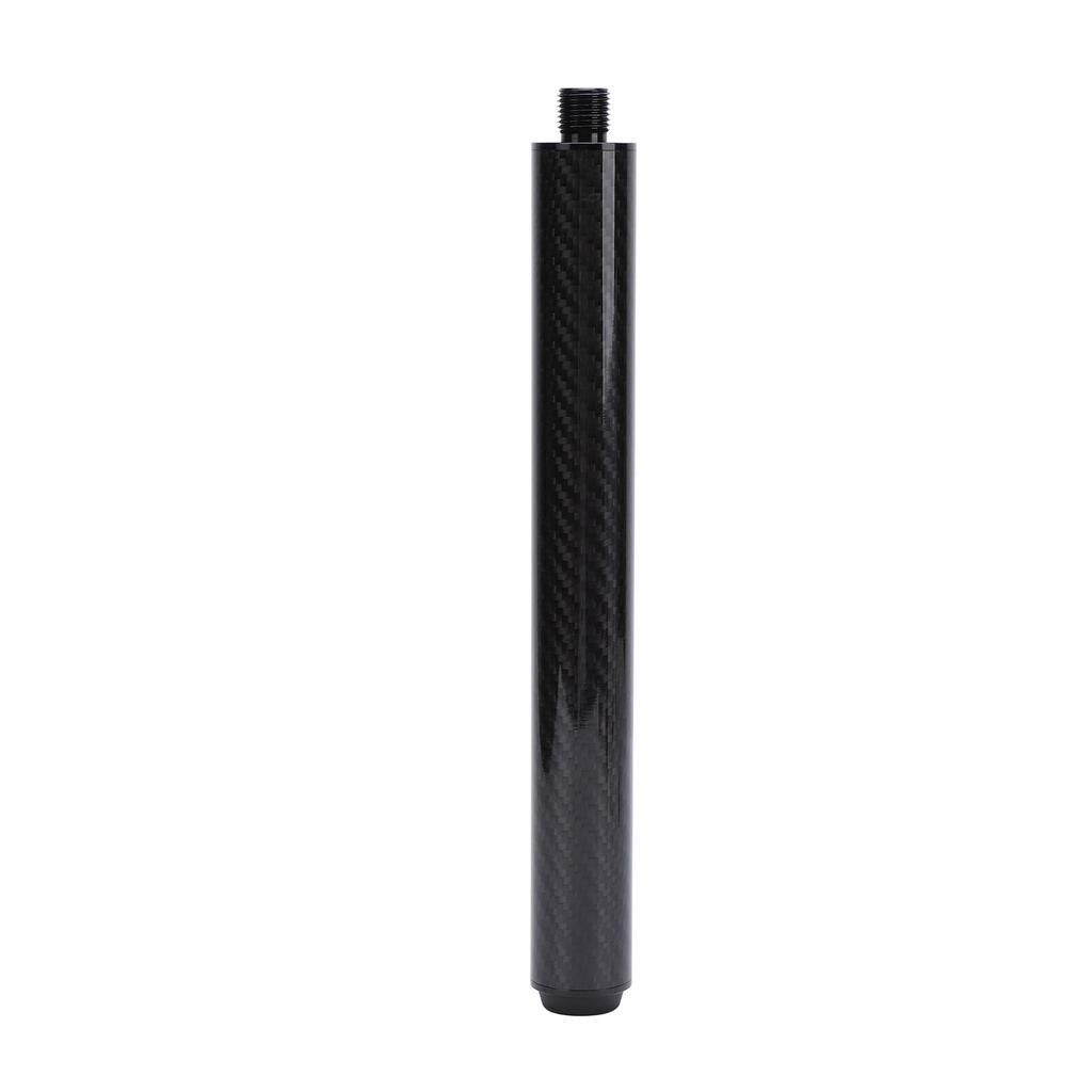 Pool Cue Extension 10 Inch Carbon Fiber Billiard Pool Cue Extender with Bumper for Predator Cues