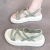 Sandals Women Summer Wear Fashion Women's Shoes with Thick Soles Beach Sandals\