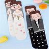 Wedding Crew Socks Gift Cartoon Bride Groom Pattern Cotton Socks Married Decoration Engagement Honeymoon Essential Gift