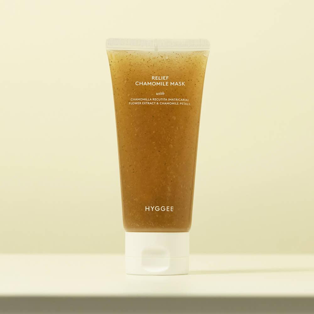 HYGGEE Relief Chamomile Mask 2pcs Set Gentle Exfoliating Wash-off Pack 95ml x 2