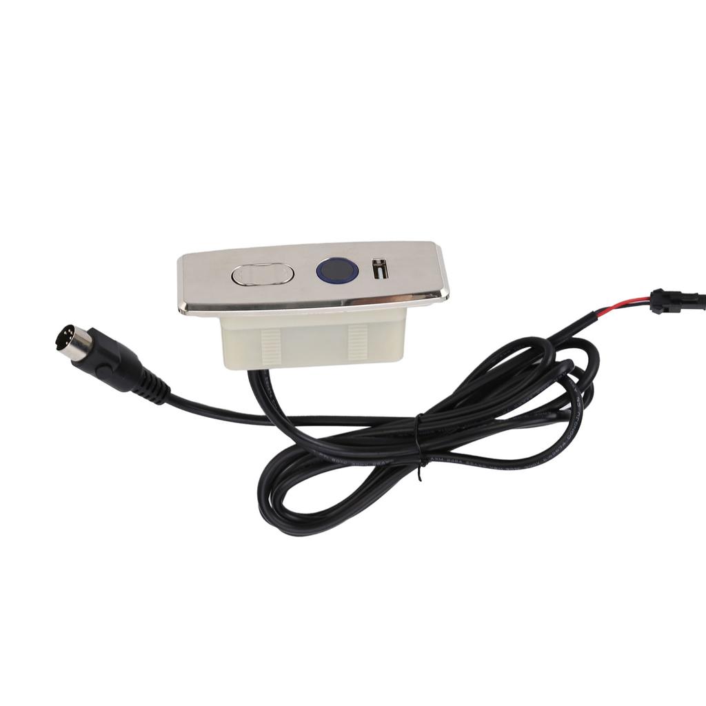 5-контактный выключатель питания для кресла-реклайнера, матовый DC, 3 кнопки, прямой контроллер дивана с 1-метровой световой полосой