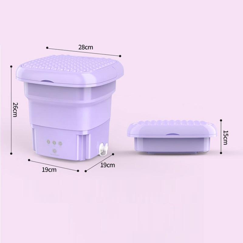 Portable Folding Washing Machine Small Sock Washing Machine Special Mini Washing Machine for Lazy People