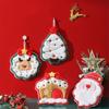 Cartoon Christmas Hanging Hand Towels Thickened Children's Small Towels  Holiday Party Decor